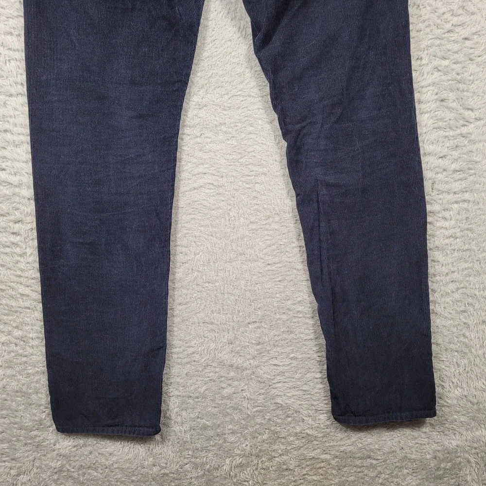J.Crew 484 Slim Mens 30x30 Navy‎ Blue Corduroy Pants